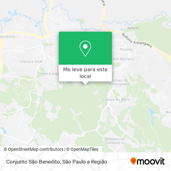 Conjunto São Benedito mapa