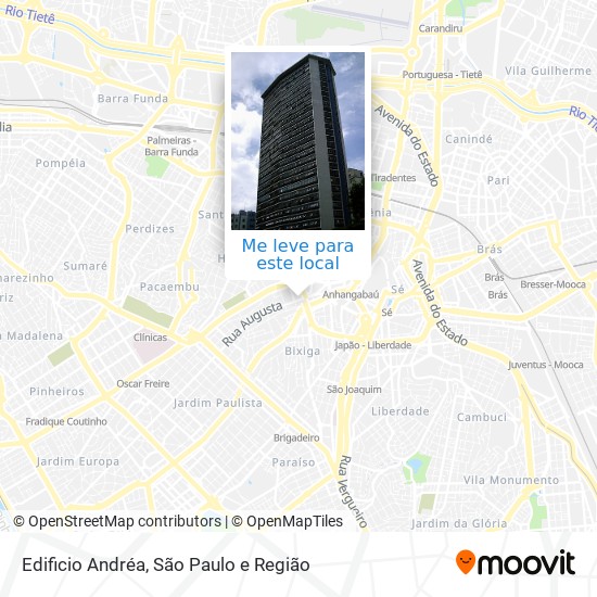 Edificio Andréa mapa