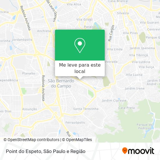 Point do Espeto mapa