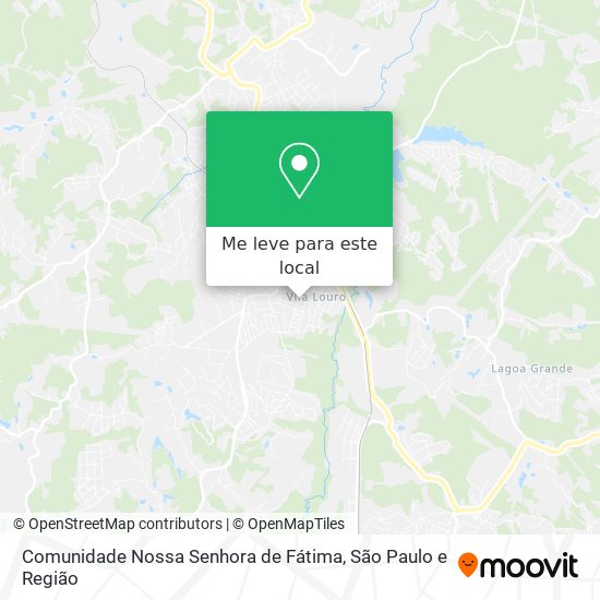 Comunidade Nossa Senhora de Fátima mapa