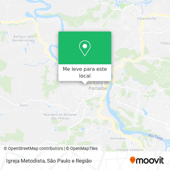 Igreja Metodista mapa