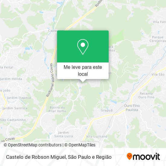 Castelo de Robson Miguel mapa