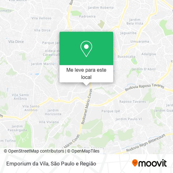 Emporium da Vila mapa