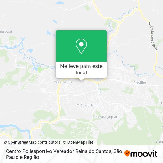 Centro Poliesportivo Vereador Reinaldo Santos mapa