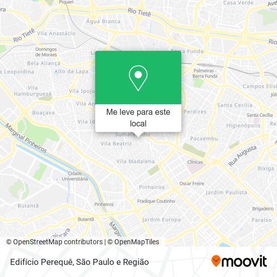 Edifício Perequê mapa