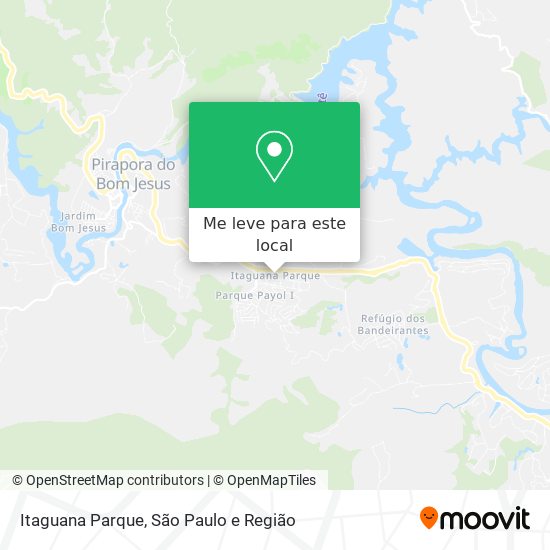 Itaguana Parque mapa