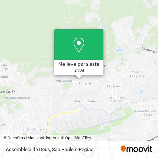 Assembleia de Deus mapa