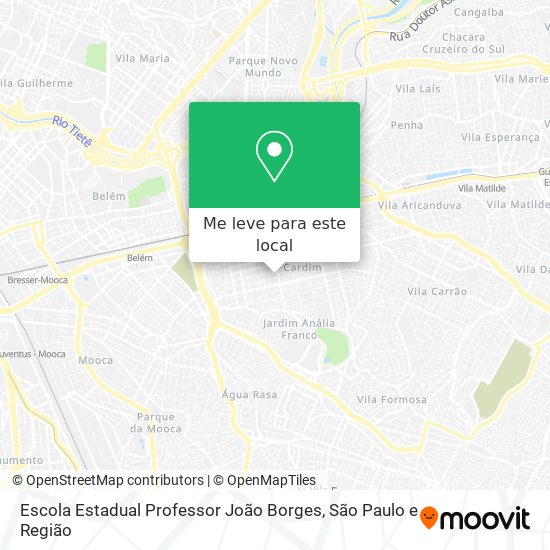 Escola Estadual Professor João Borges mapa