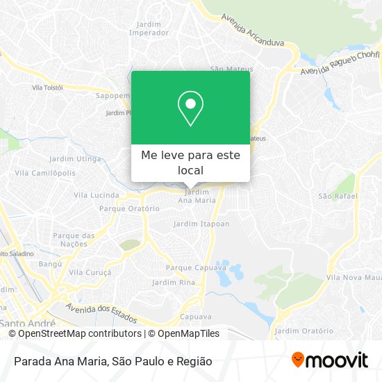 Parada Ana Maria mapa