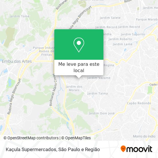 Kaçula Supermercados mapa