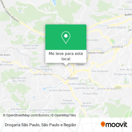 Drogaria São Paulo mapa