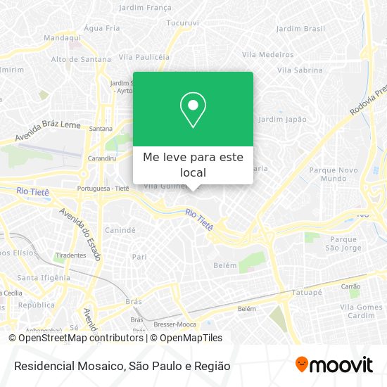 Residencial Mosaico mapa