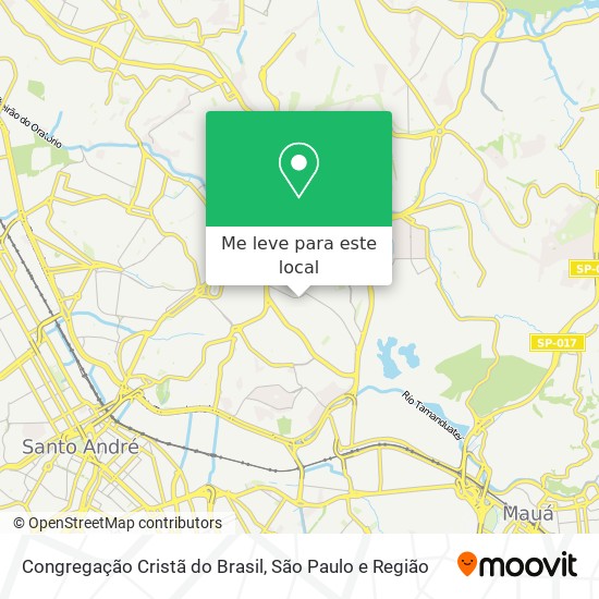 Congregação Cristã do Brasil mapa