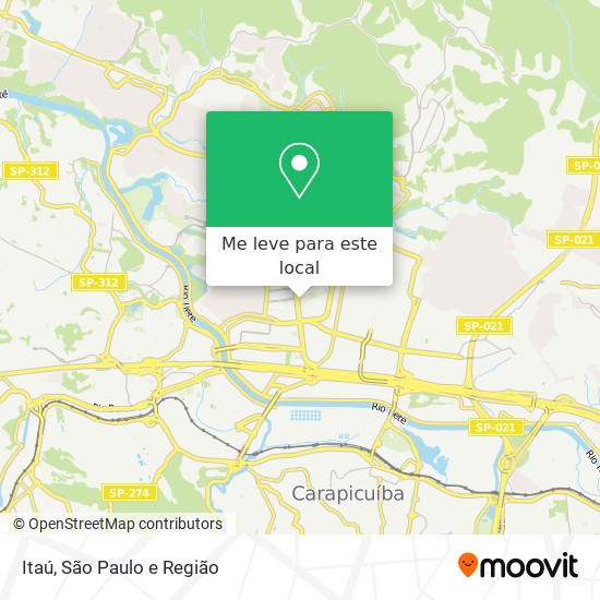 Itaú mapa