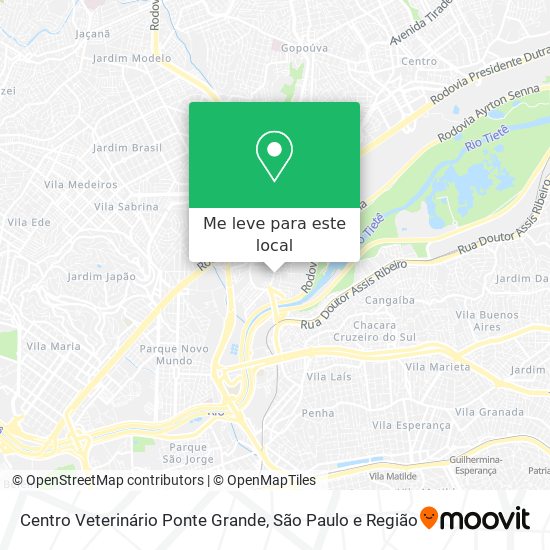 Centro Veterinário Ponte Grande mapa