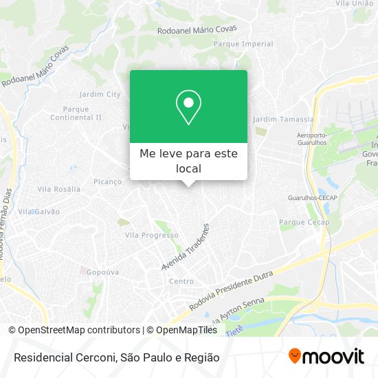 Residencial Cerconi mapa