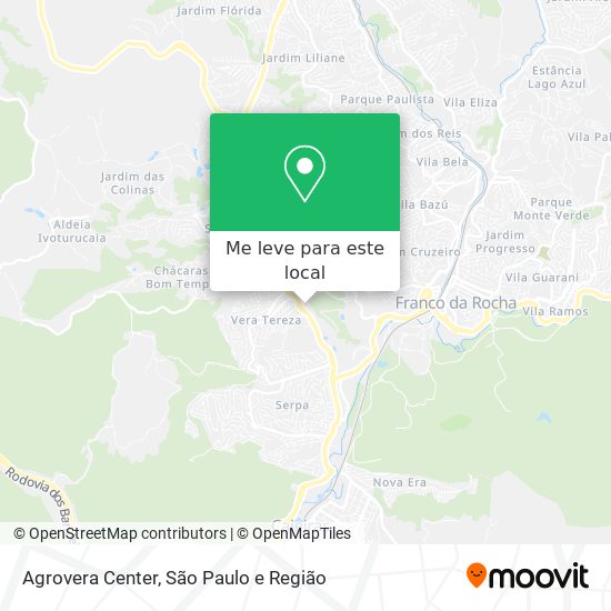 Agrovera Center mapa