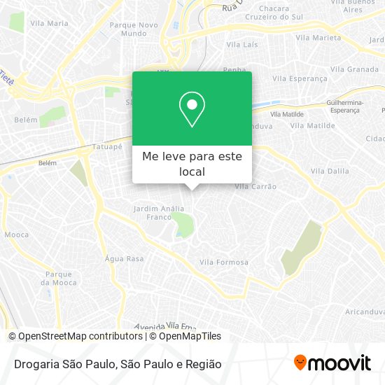 Drogaria São Paulo mapa