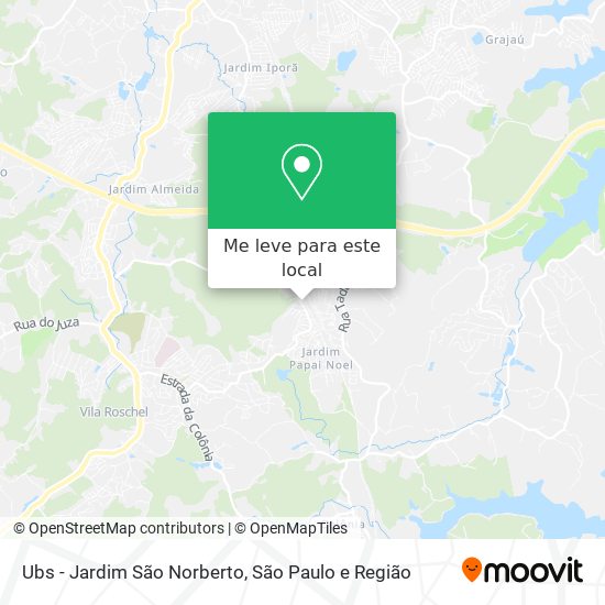 Ubs - Jardim São Norberto mapa