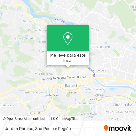 Jardim Paraiso mapa