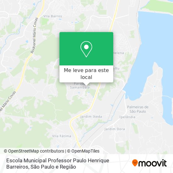 Escola Municipal Professor Paulo Henrique Barreiros mapa