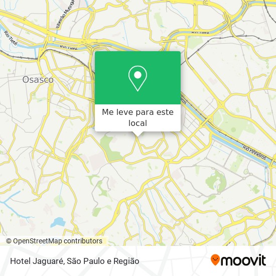 Hotel Jaguaré mapa