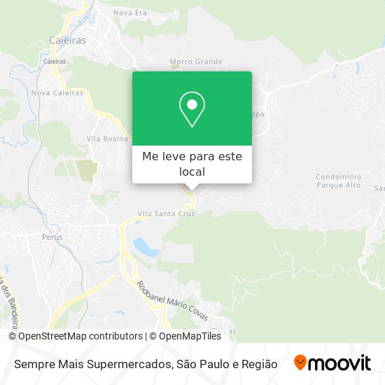 Sempre Mais Supermercados mapa