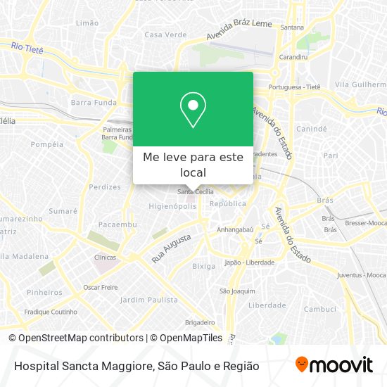 Hospital Sancta Maggiore mapa