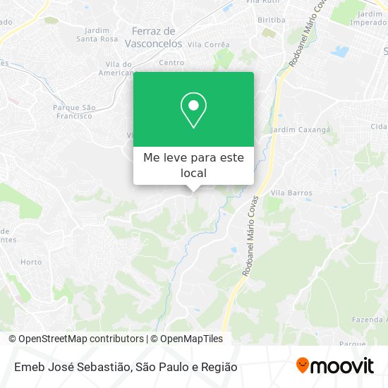 Emeb José Sebastião mapa