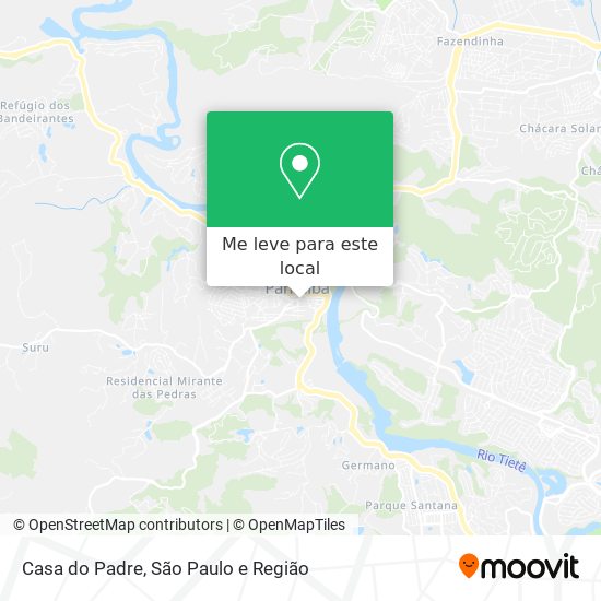 Casa do Padre mapa