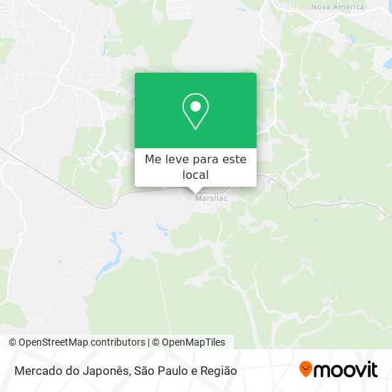 Mercado do Japonês mapa