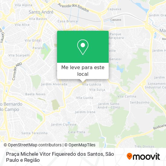 Praça Michele Vitor Fiqueiredo dos Santos mapa