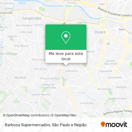 Barbosa Supermercados mapa