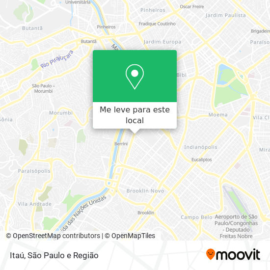 Itaú mapa