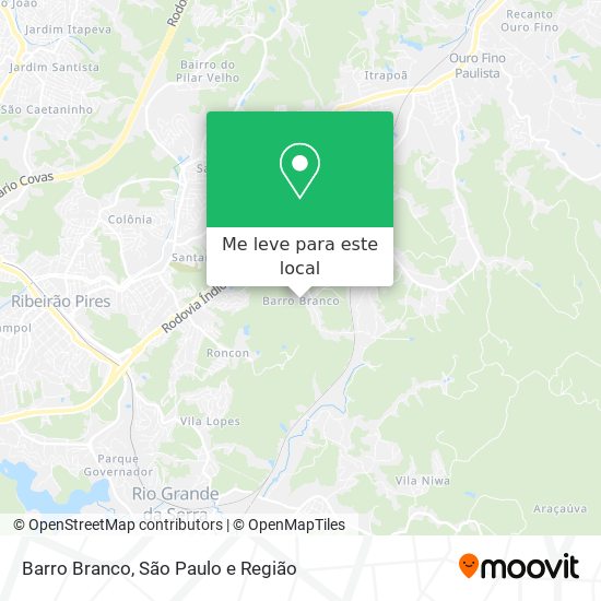 Barro Branco mapa