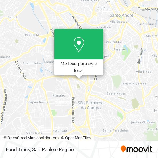 Food Truck mapa