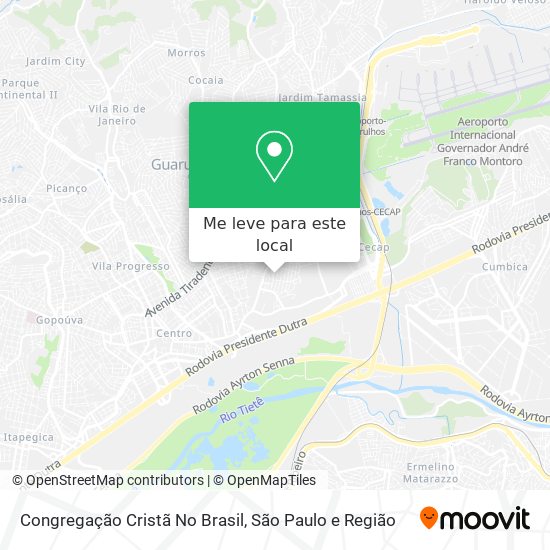 Congregação Cristã No Brasil mapa
