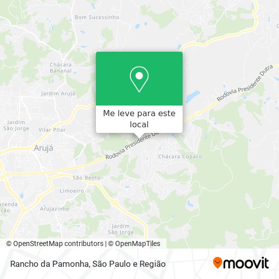 Rancho da Pamonha mapa