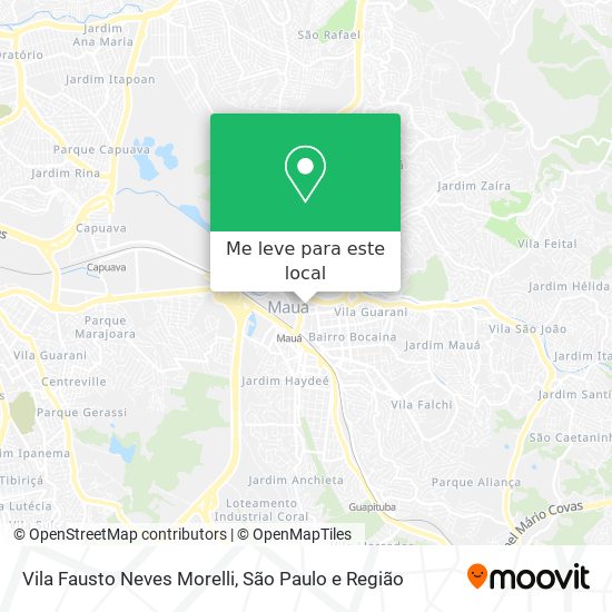 Vila Fausto Neves Morelli mapa