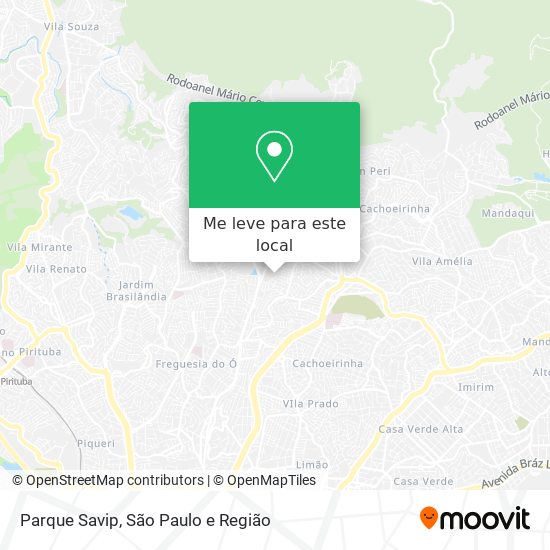 Parque Savip mapa