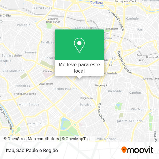 Itaú mapa