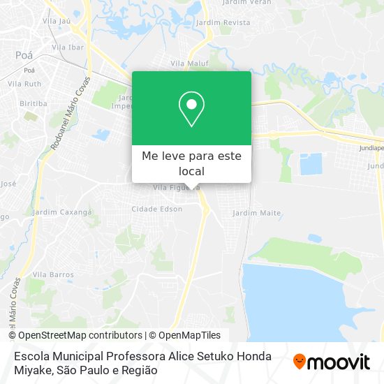 Escola Municipal Professora Alice Setuko Honda Miyake mapa