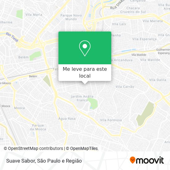 Suave Sabor mapa