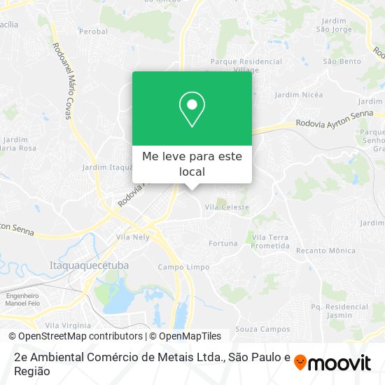 2e Ambiental Comércio de Metais Ltda. mapa