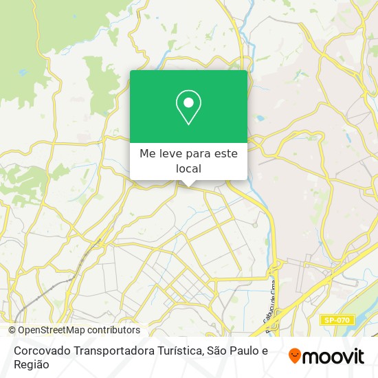 Corcovado Transportadora Turística mapa
