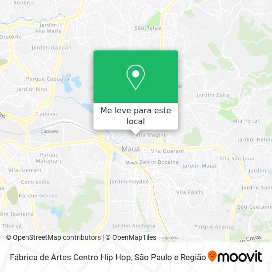 Fábrica de Artes Centro Hip Hop mapa