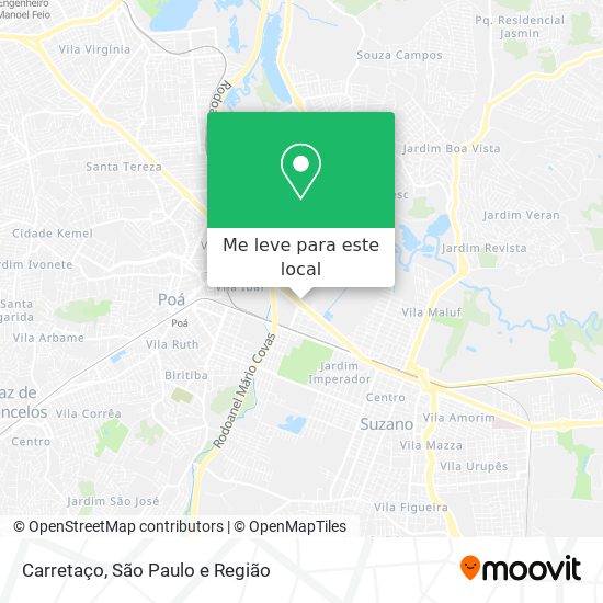 Carretaço mapa