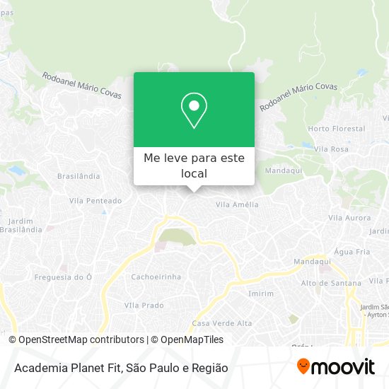Academia Planet Fit mapa