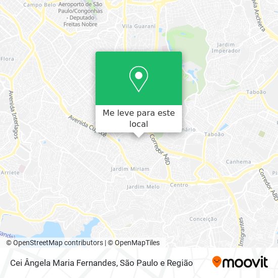 Cei Ângela Maria Fernandes mapa