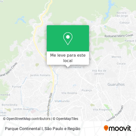 Parque Continental I mapa